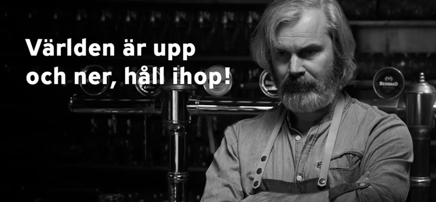 Bernard uppmanar i ny reklamfilm: "Låt oss hålla ihop"
