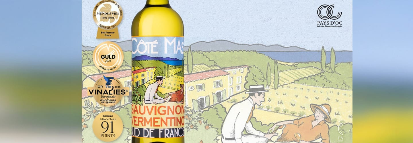 Côté Mas Sauvignon Vermentino – frisk elegans från södra Frankrike