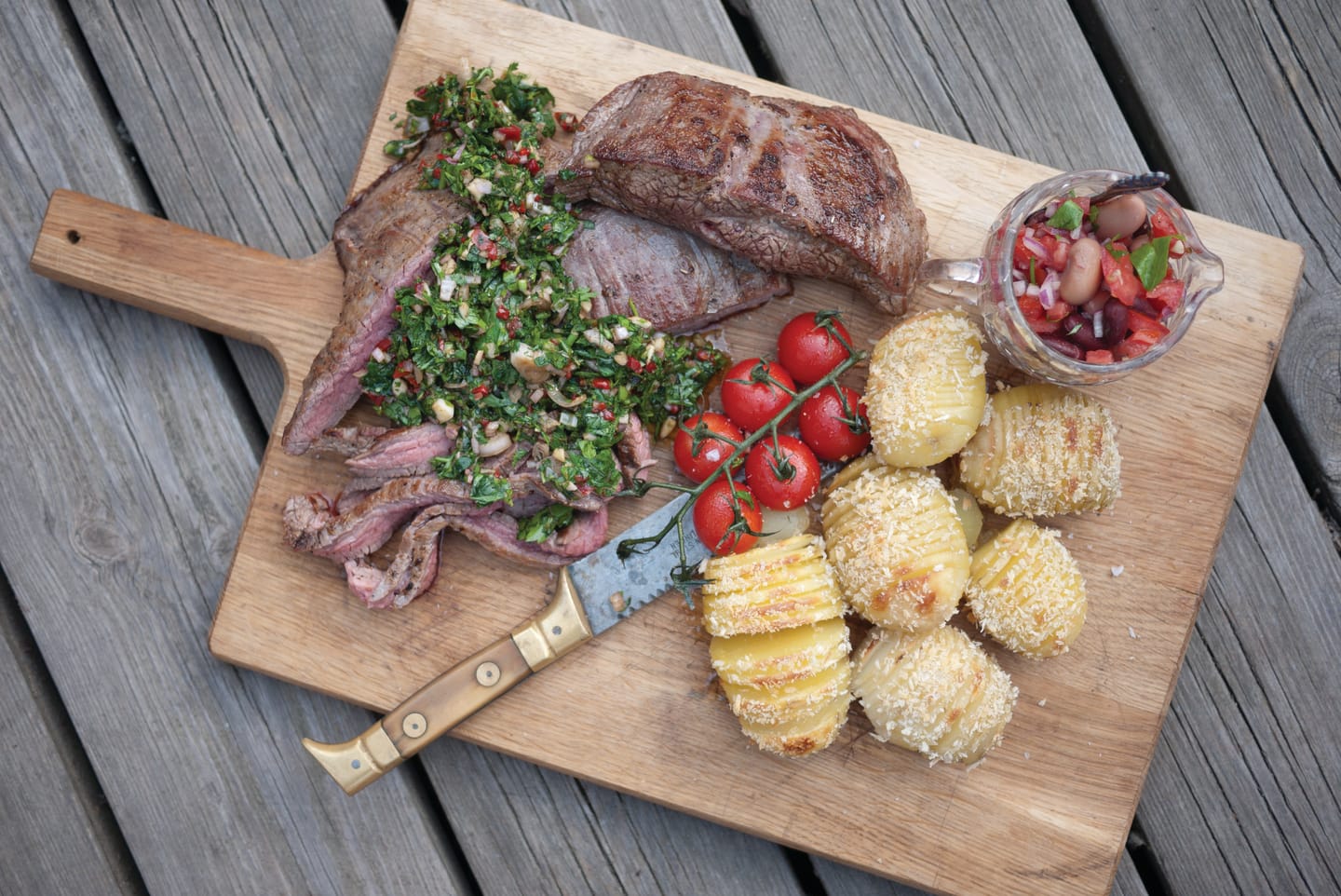 Grillad flankstek med chimichurri
