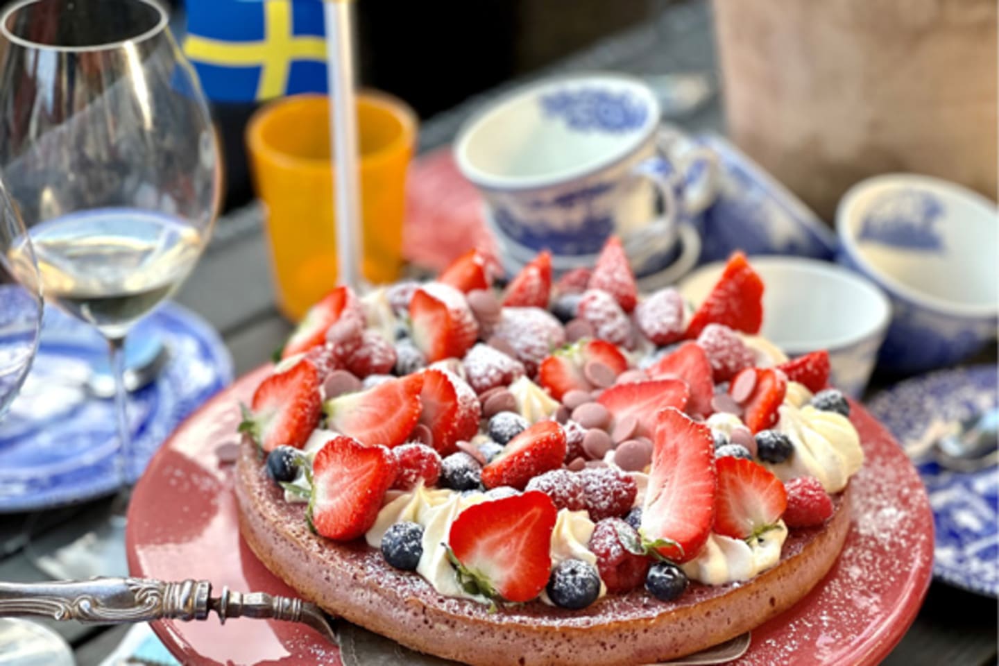 Vintips till god sommartårta