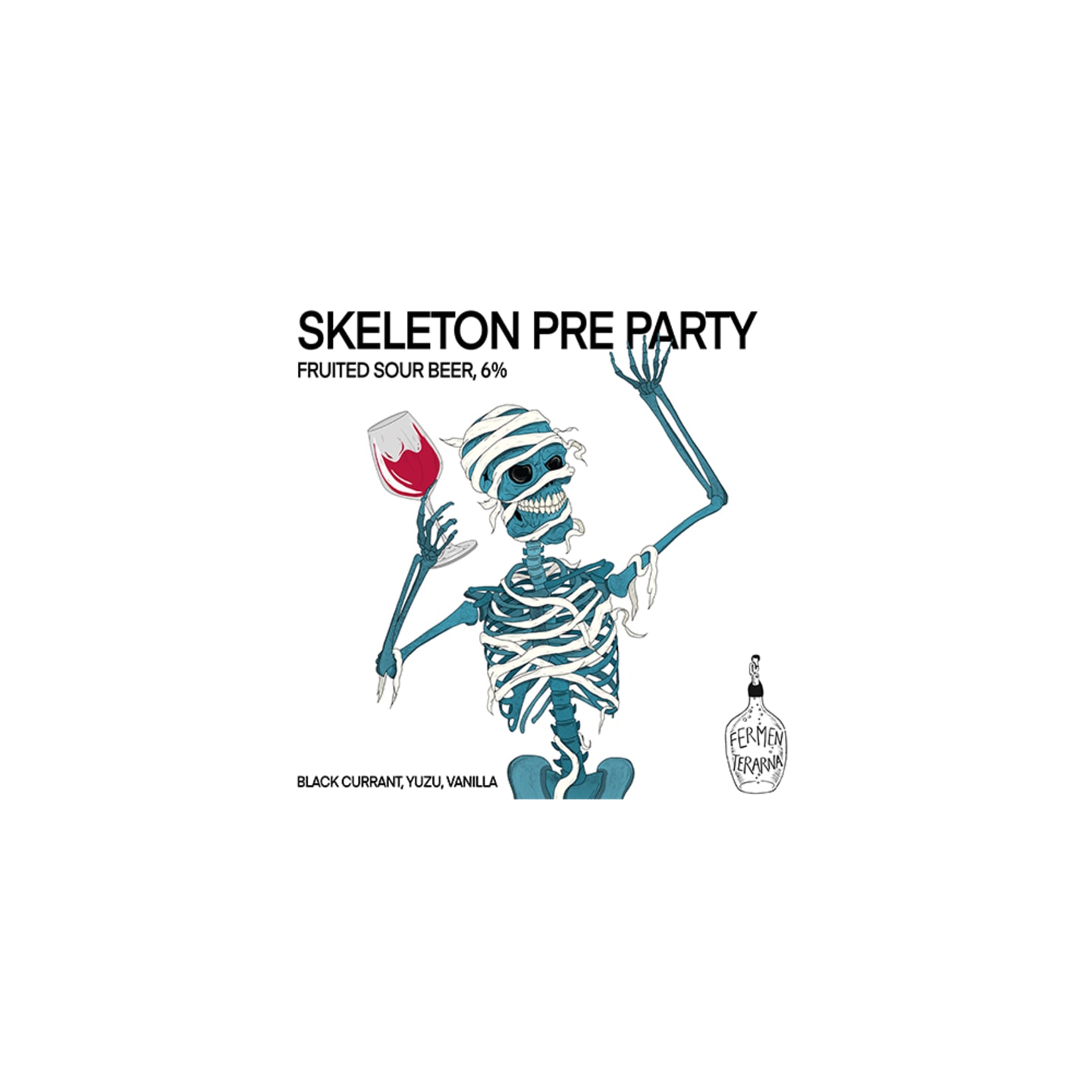 Fermenterarna Skeleton Pre Party Keykeg 20 L - Bild 1 av 1