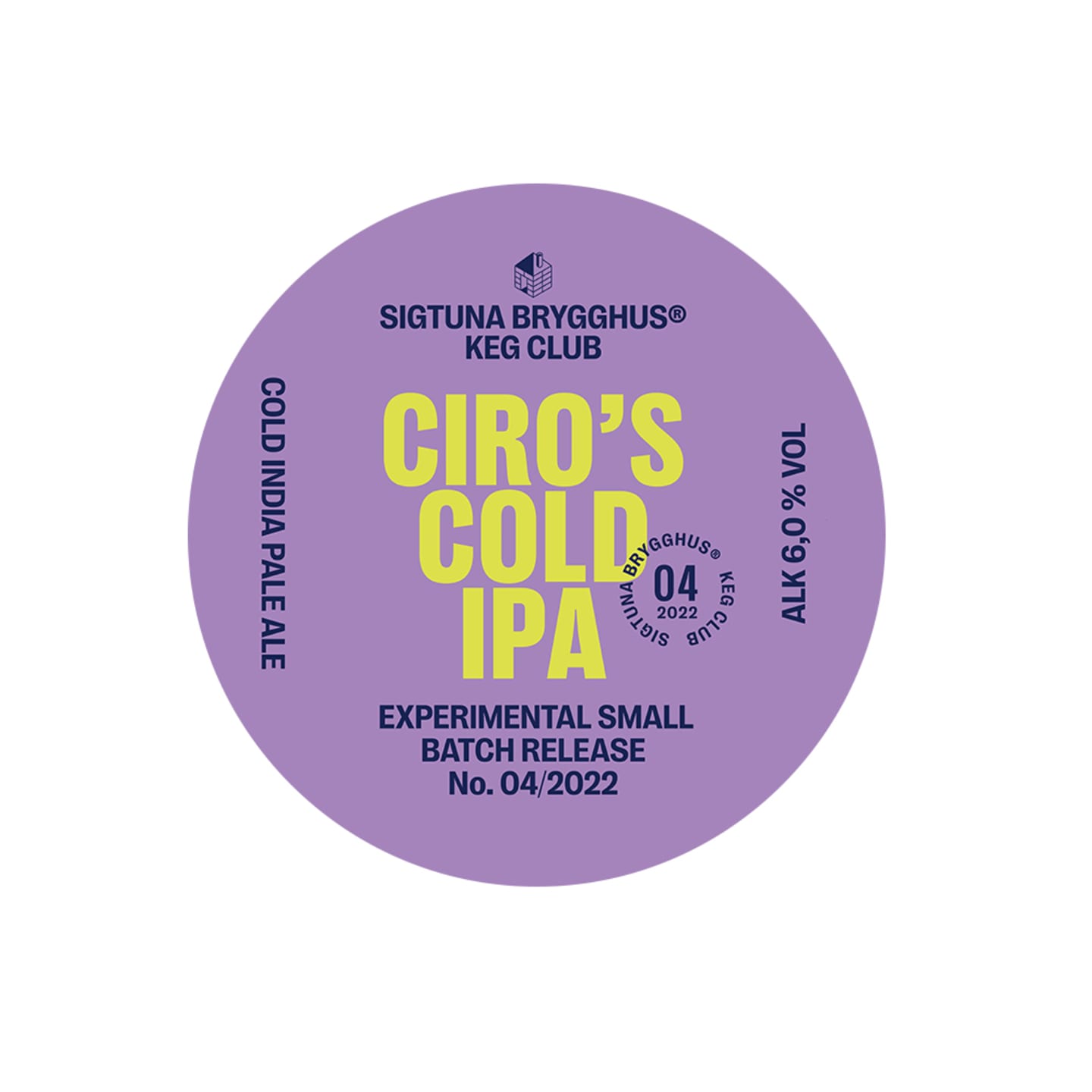 Sigtuna 22:4 Ciros Cold IPA Keykeg Club 30 liter - Bild 1 av 1