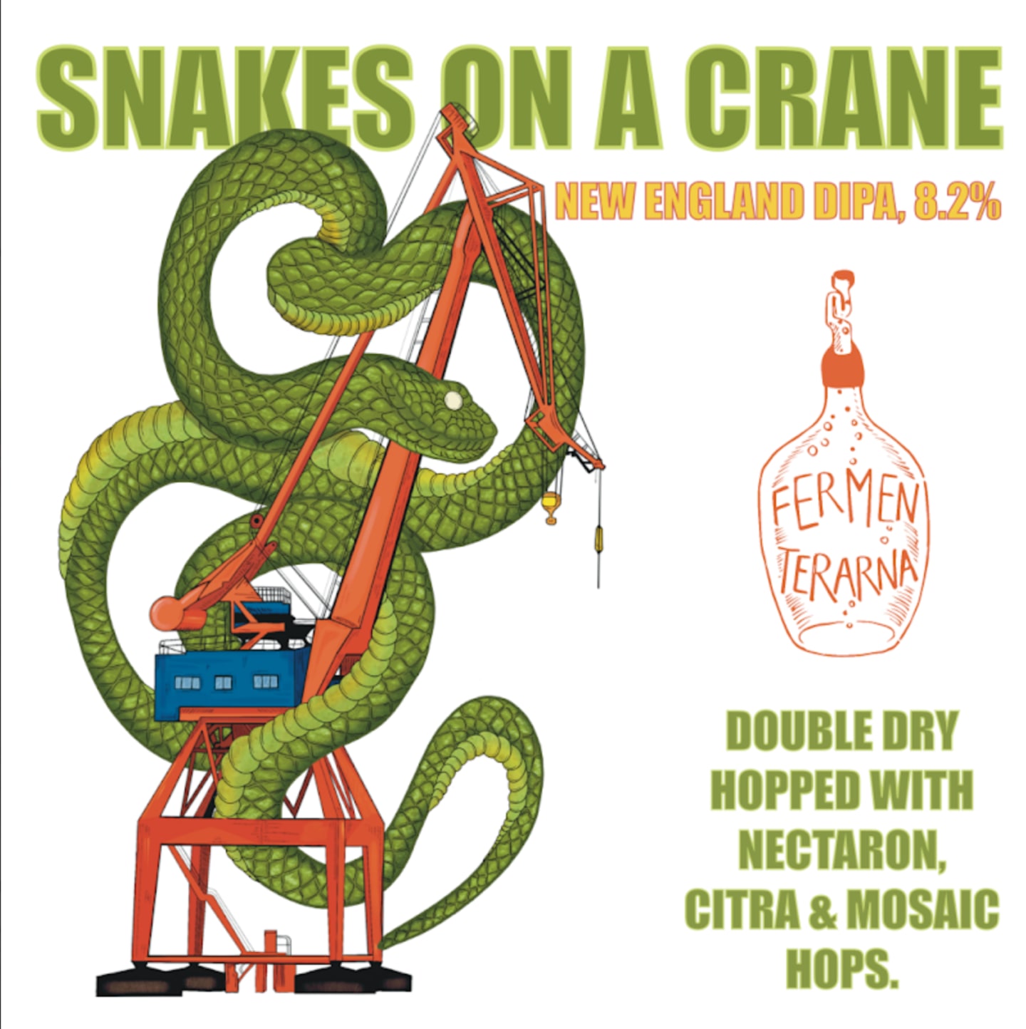 Fermenterarna Snakes On A Crane Keykeg 30 liter - Bild 1 av 1