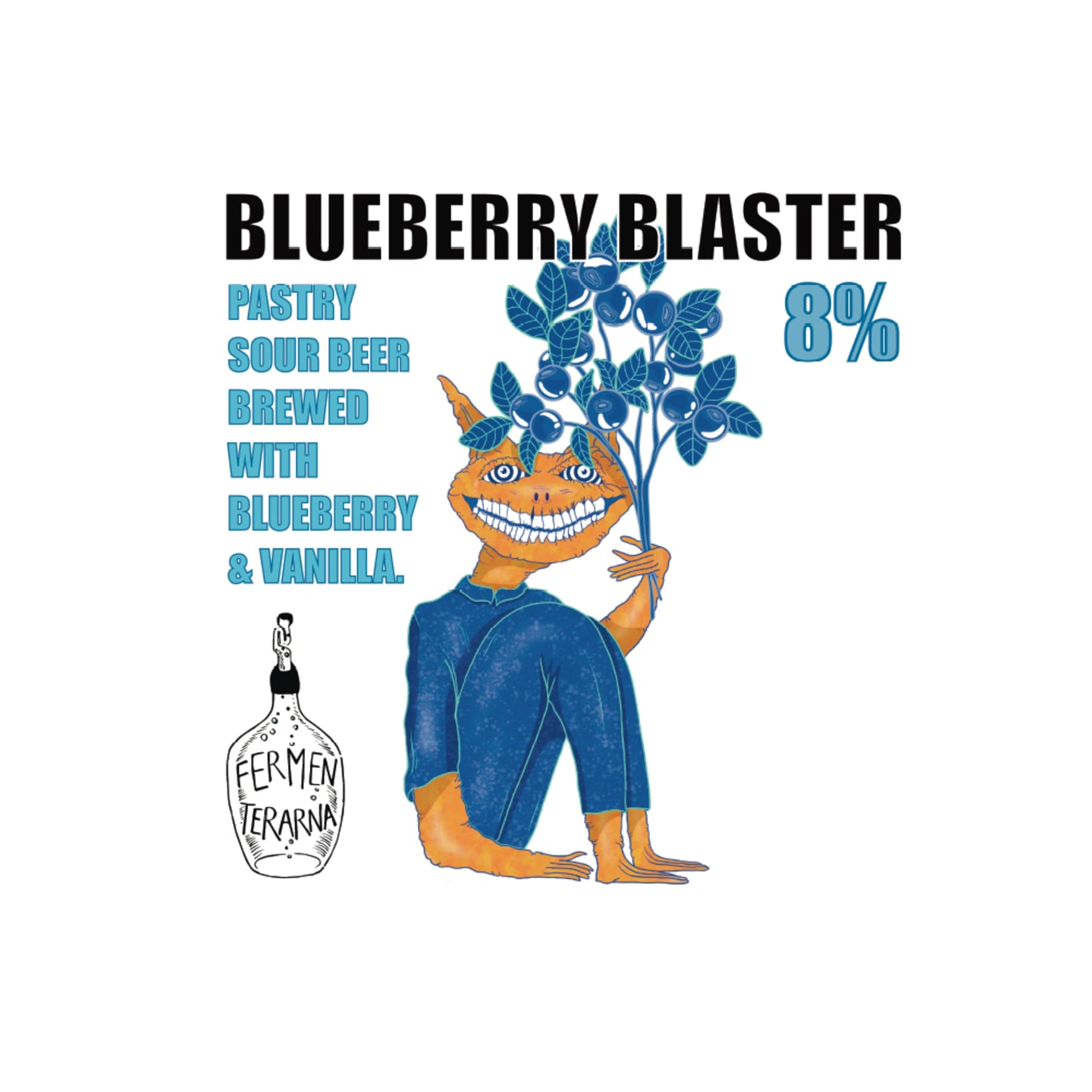 Fermenterarna Blueberry Blaster Keykeg 20 liter - Bild 1 av 1