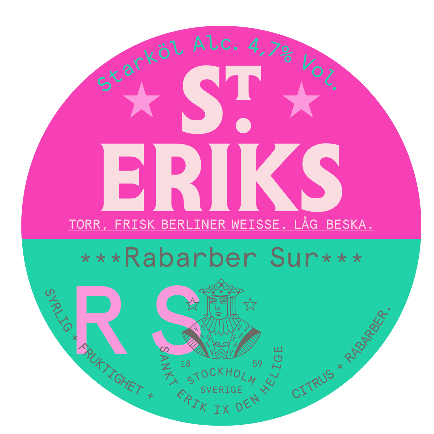 S:t Eriks Rabarber Sur Fat 30 L
