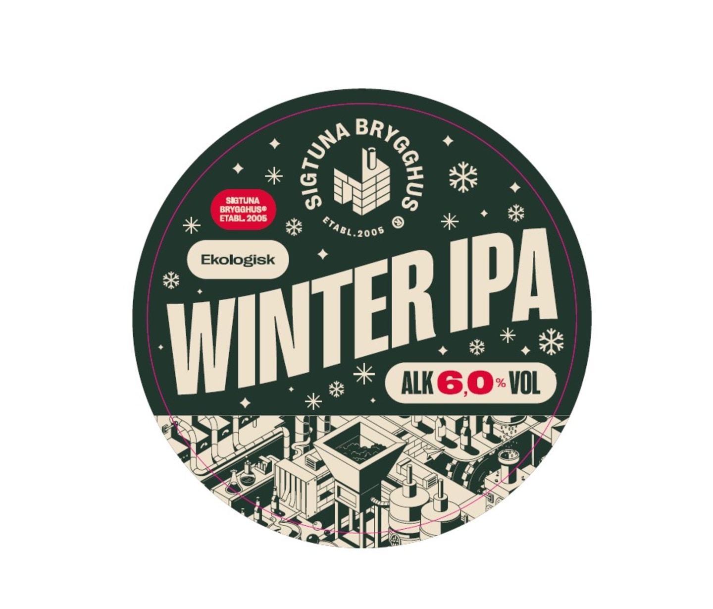 Sigtuna Winter IPA Organic Fat 30 liter - Bild 1 av 1