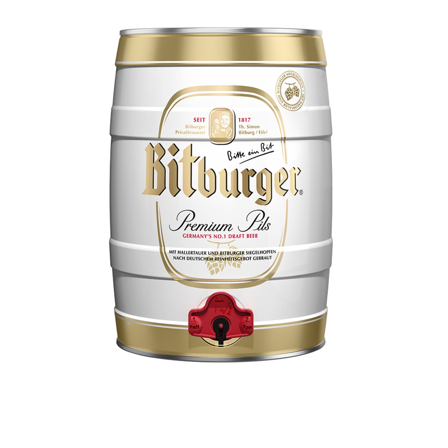 Bitburger Premium Keykeg 5 L - Bild 1 av 1