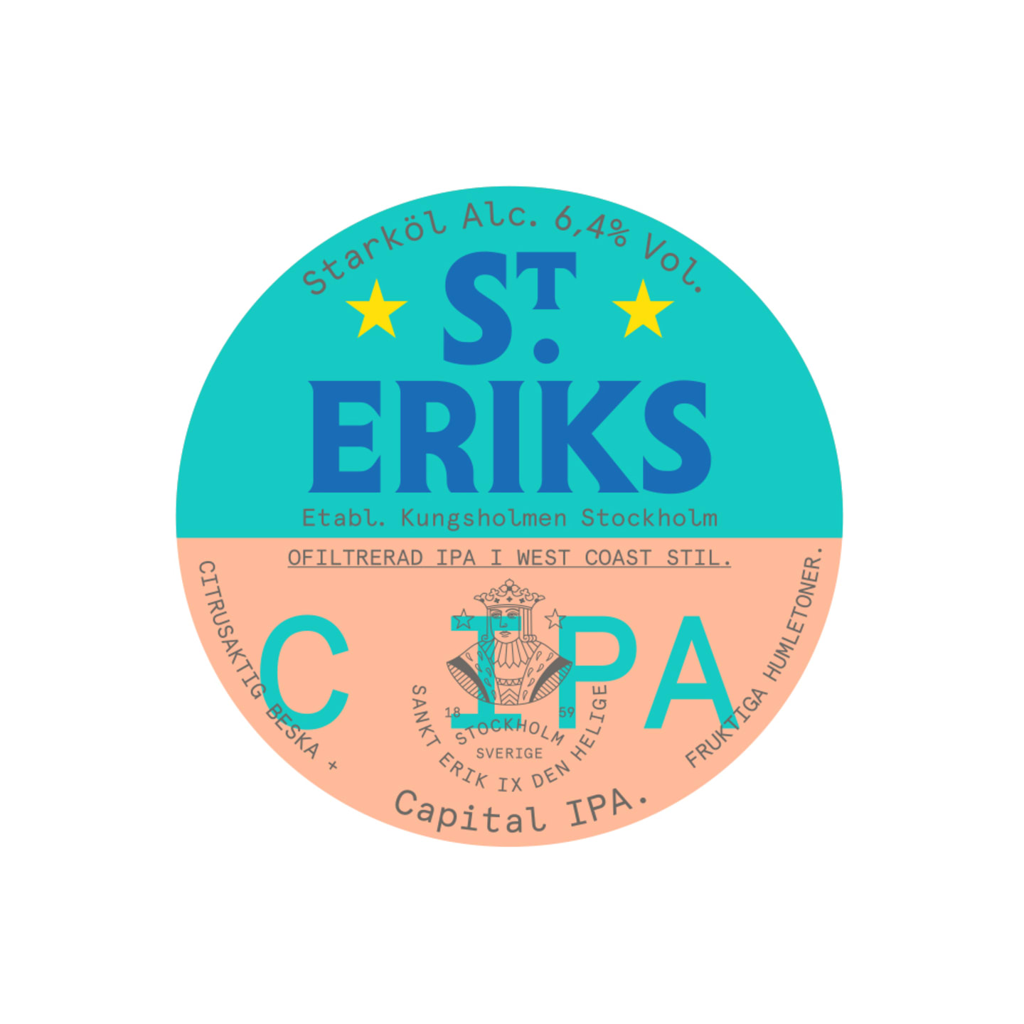 S:t Eriks Capital IPA Fat 30 L - Bild 1 av 1