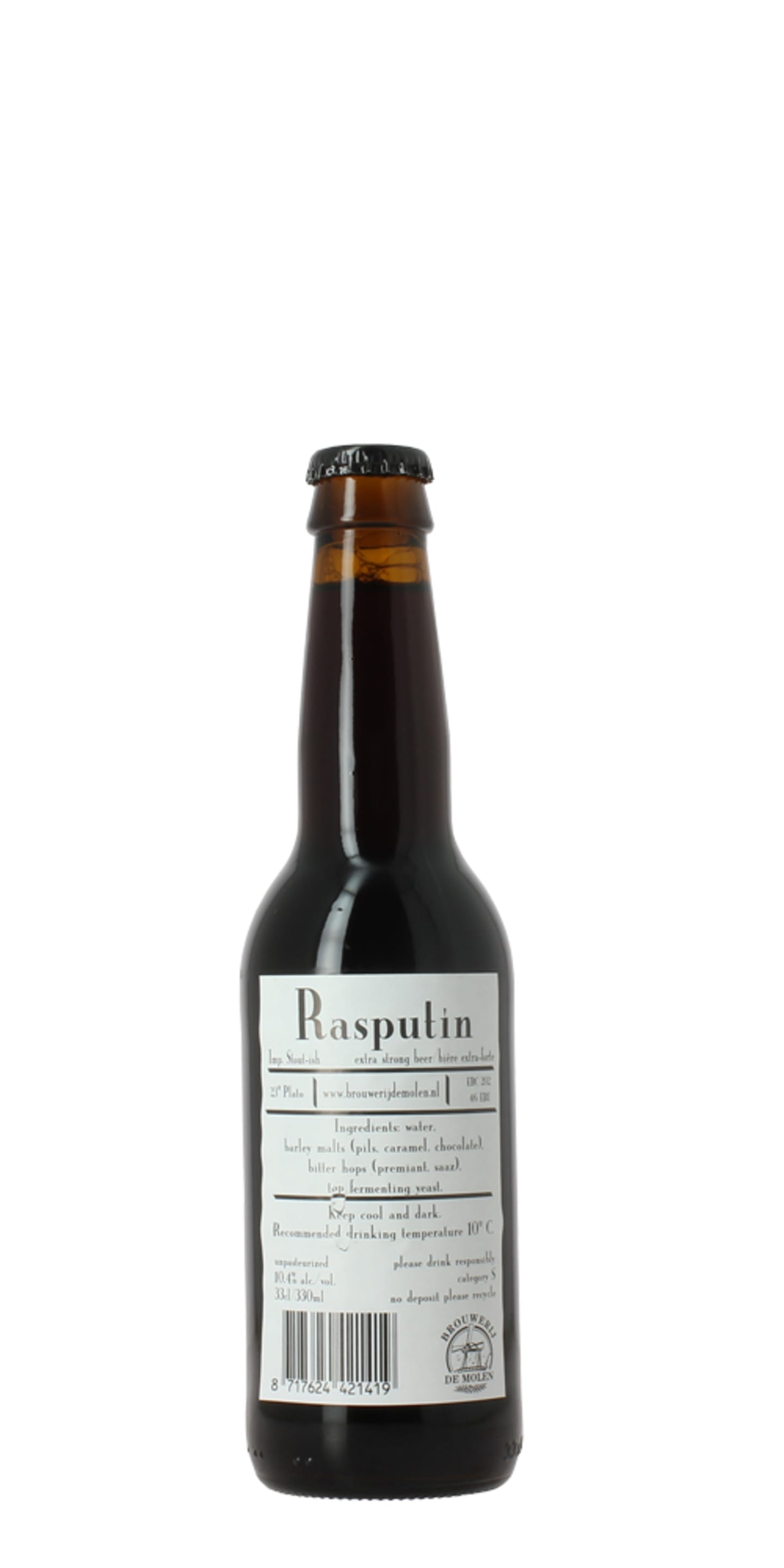 De Molen Rasputin fl. 33cl - Bild 1 av 1
