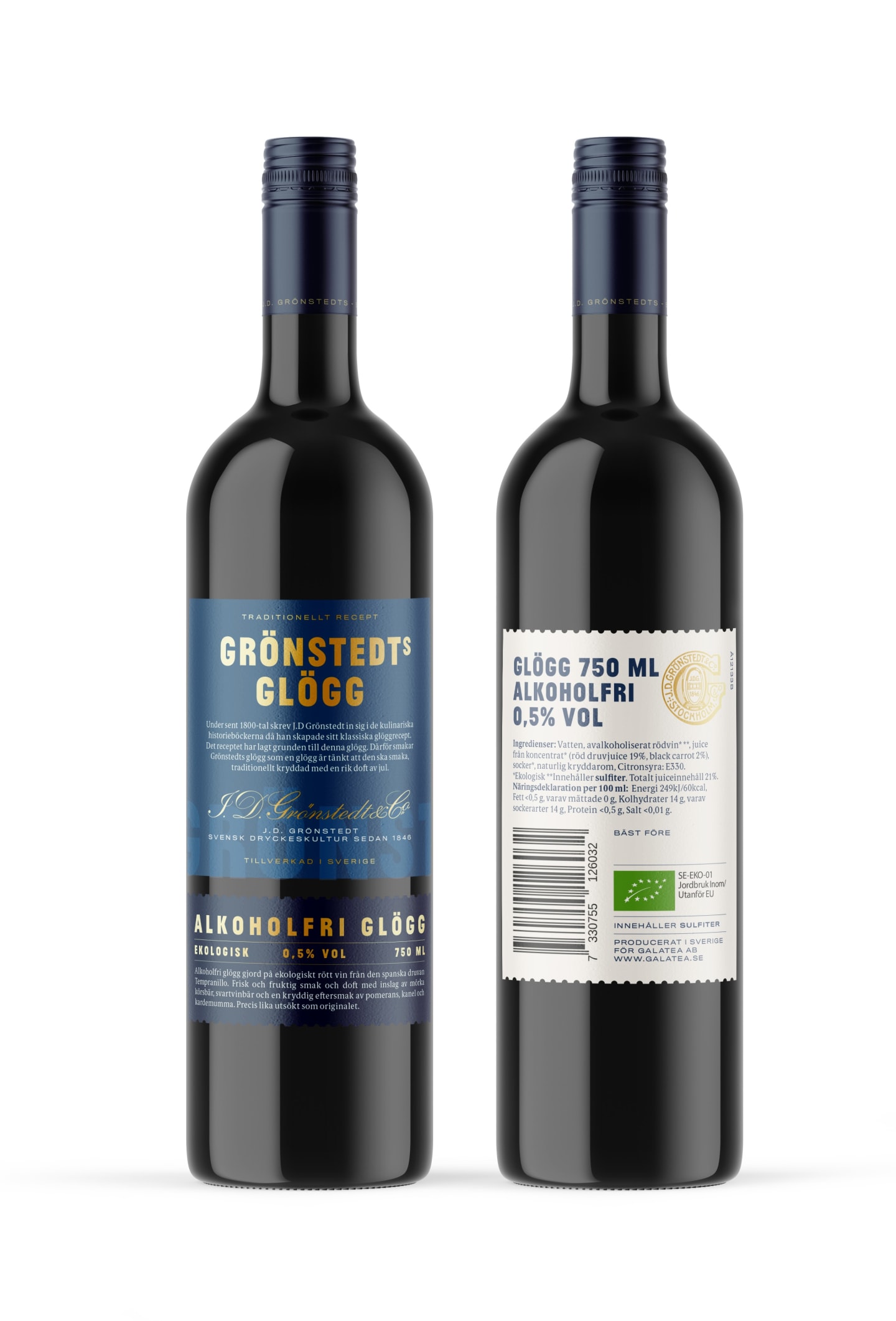 Grönstedts Glögg EKO Alkoholfri