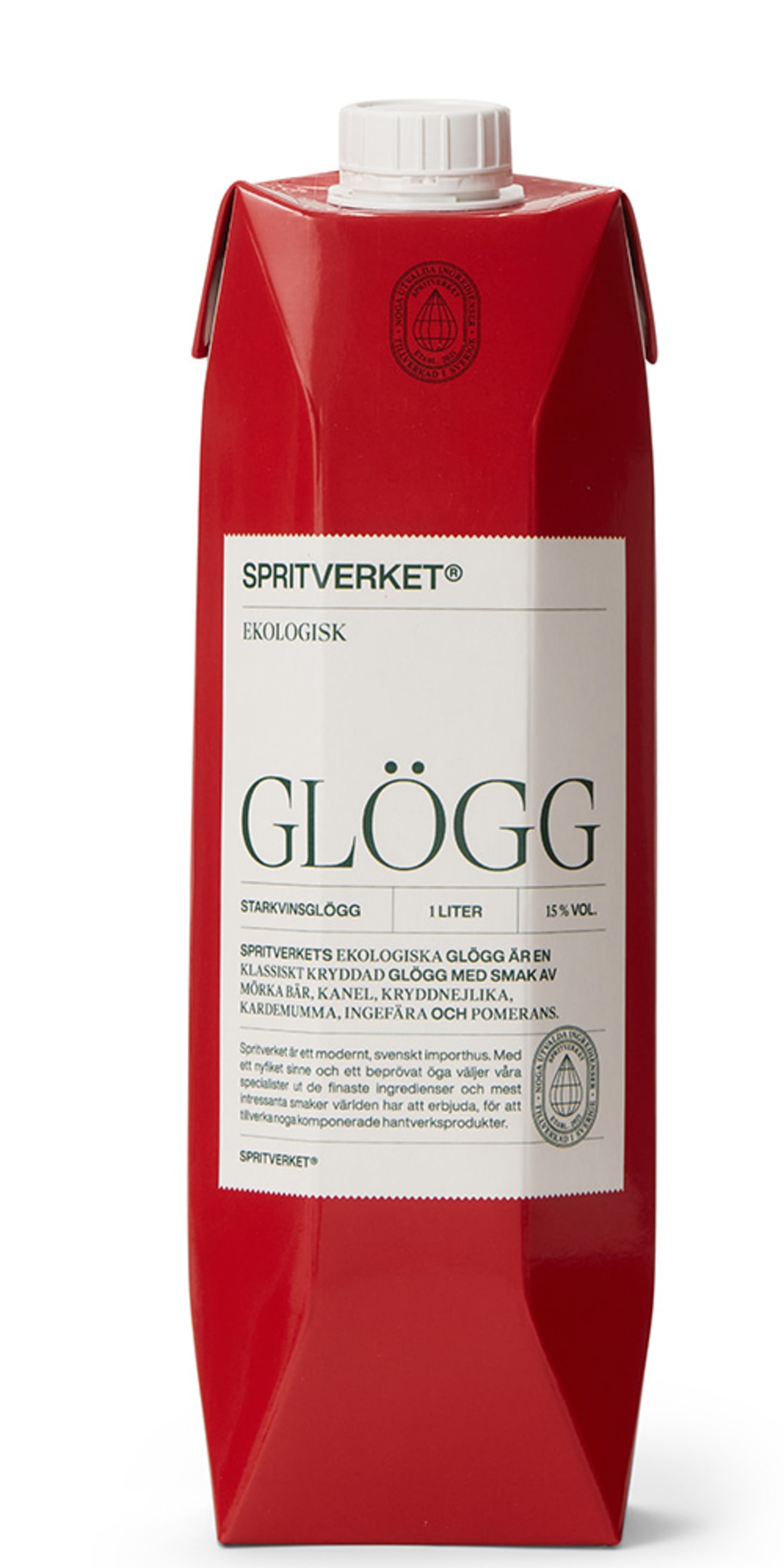 Spritverket EKO Starkvinsglögg Tetra 1 L