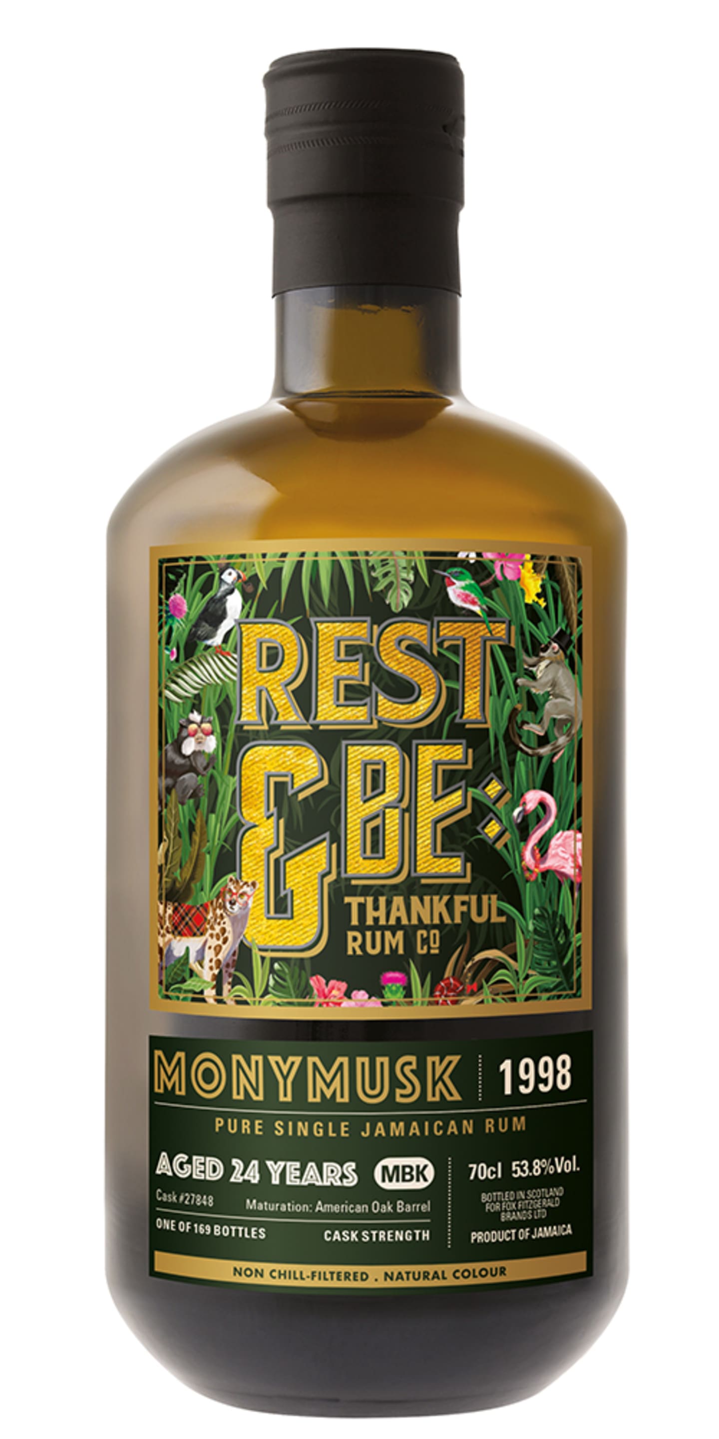 Rest & Be Thankful Single Cask Monymusk 1998 24Y O fl. 70 cl - Bild 1 av 1
