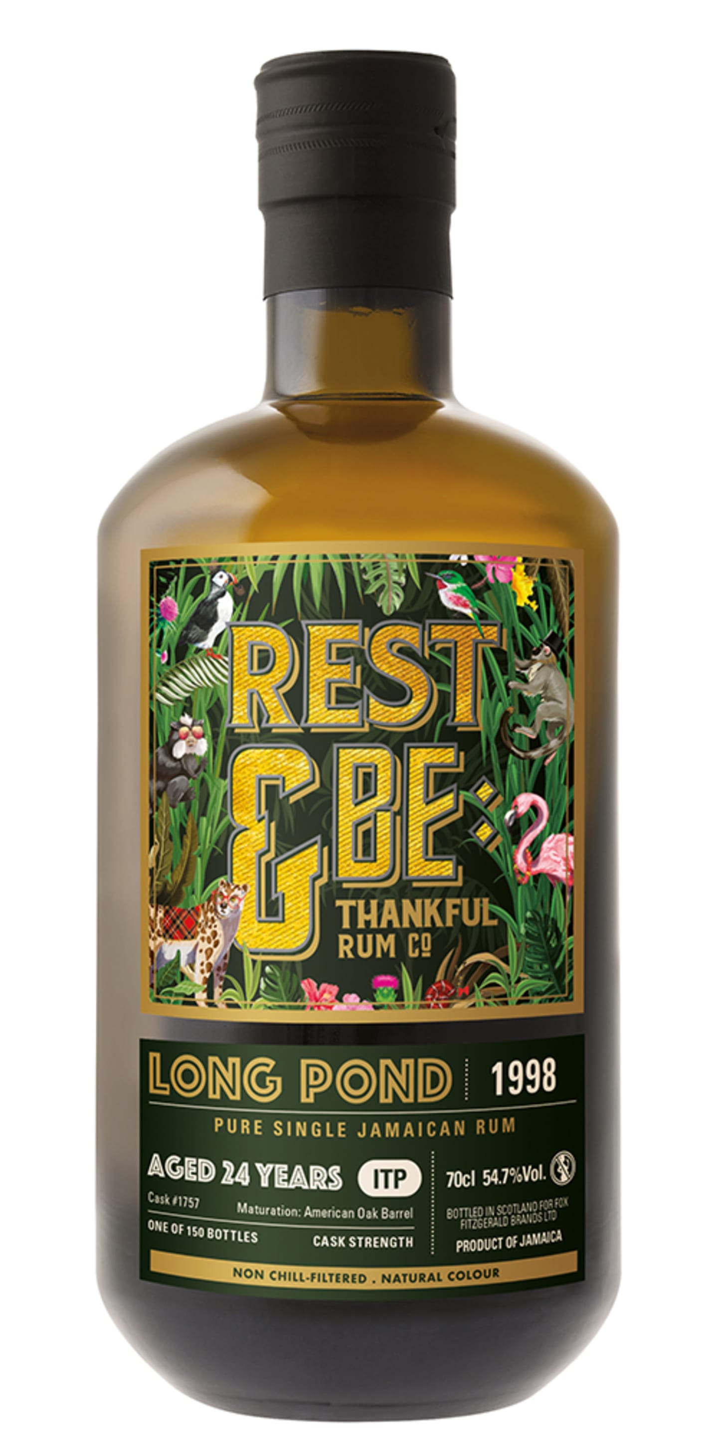 Rest & Be Thankful Single Cask Long Pond 1998 24 YO - Bild 1 av 1