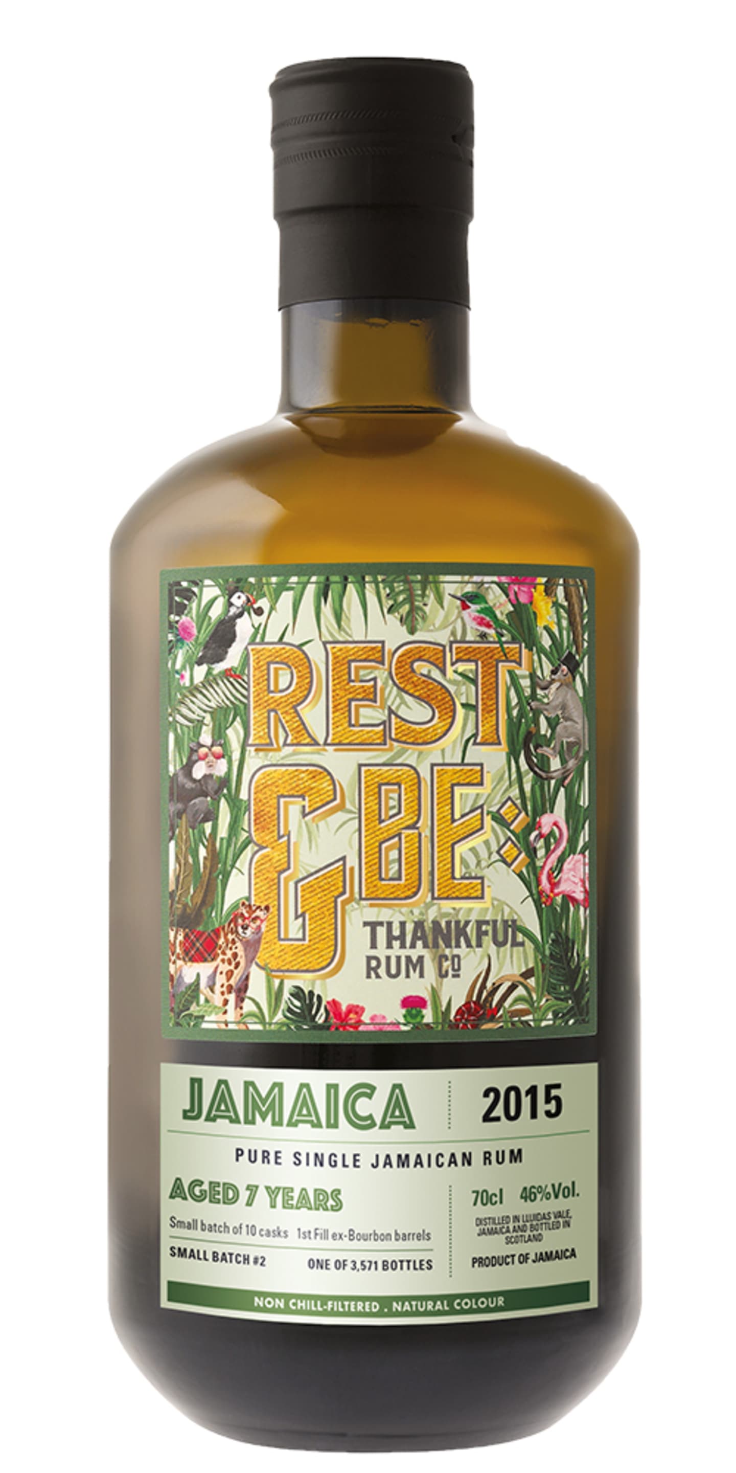 Rest & Be Thankful Small Batch Rum Lluidas Vale 2015