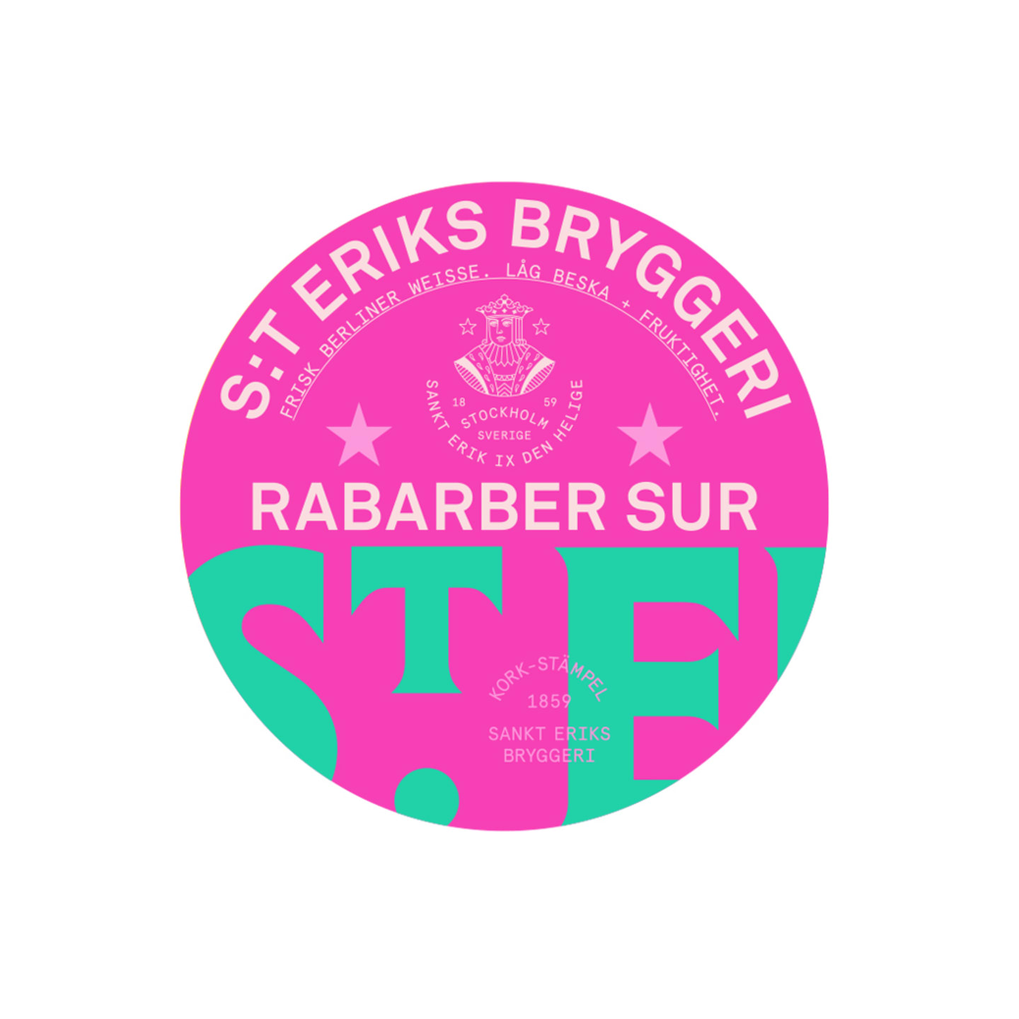 S:t Eriks Rabarber Sur Keykeg 30 liter