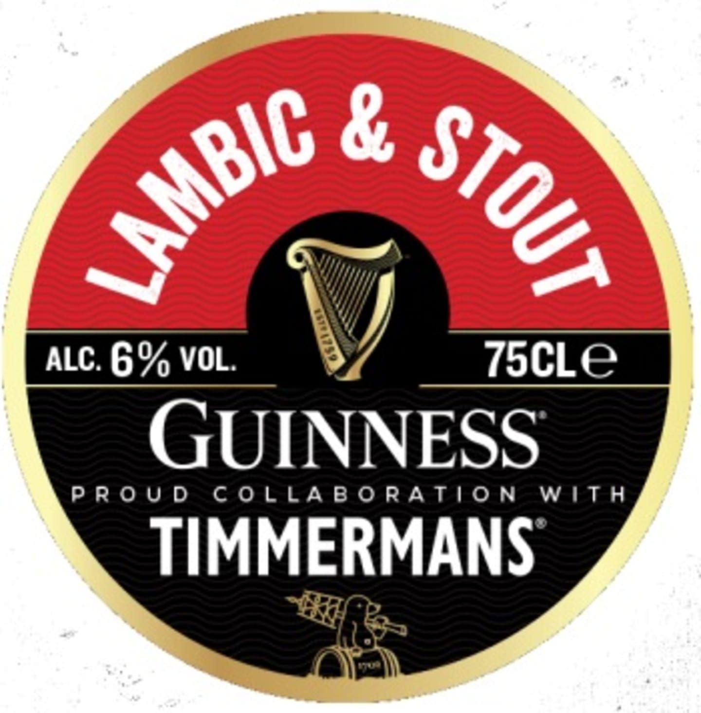 Timmermans and Guiness Lambic & Stout 15 L - Bild 1 av 1