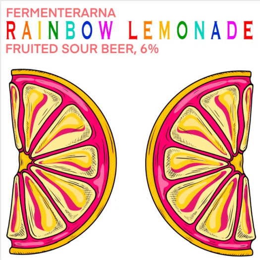 Fermenterarna Rainbow Lemonade KeyKeg 20L