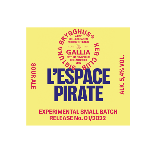 Sigtuna x Gallia L´espace Pirate Keykeg Club 30 liter
