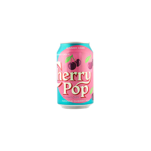 Hannas Cherry Pop burk 33 cl